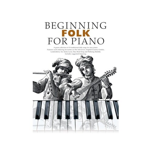 Beginning Folk For Piano (Softcover Book)