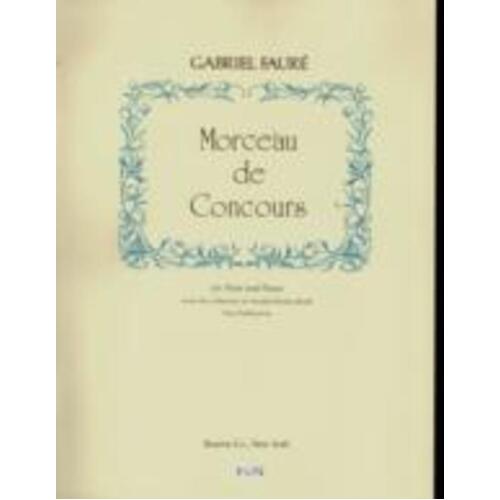 Faure - Morceau De Concours Flute/Piano (Softcover Book)