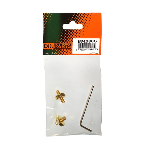 Dr Parts Mandolin Bridge Height Adjustment Screw Set - Gold
