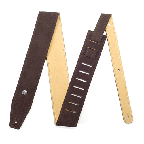 JIM DUNLOP BMF Guitar Strap 2.5 inch Mahogany Suede Leather BMFS02