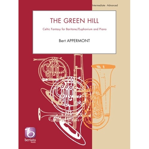 Appermont - The Green Hill for Euphonium/Piano, 16 Pages, Published by Beriato Music