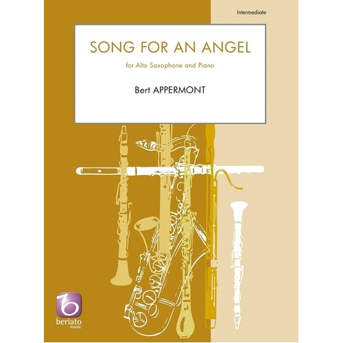 Appermont - Song For An Angel For Alto Sax/Piano Softcover Book (Alto Saxophone)
