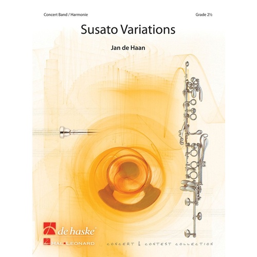 Susato Variations DHCB3 Score And Parts Book