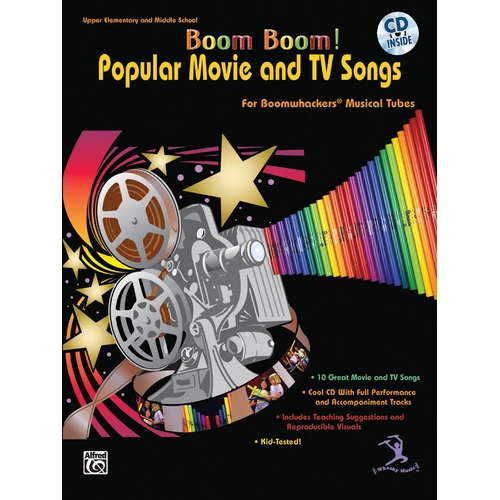 Boomwhackers Popular Movie & TV Songs Book with CD