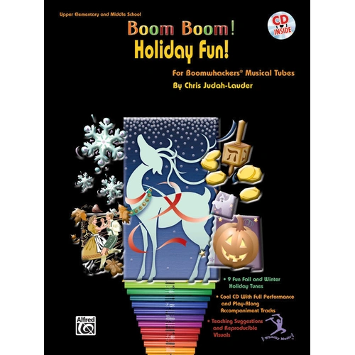 Boomwhacker Holiday Fun Book with CD by Chris Judah-Lauder