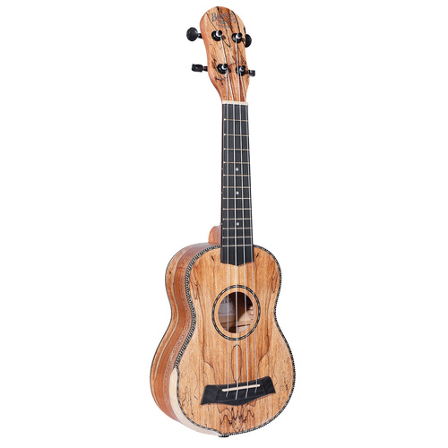 Barnes & Mullins Soprano Spalt Maple Ukulele BMUK9S