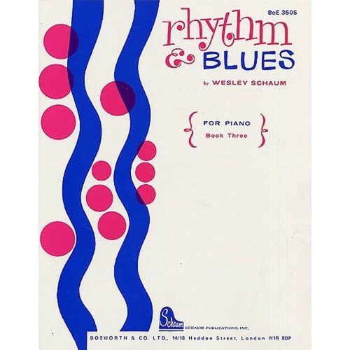 Schaum Rhythm And Blues Piano Book.3 Book