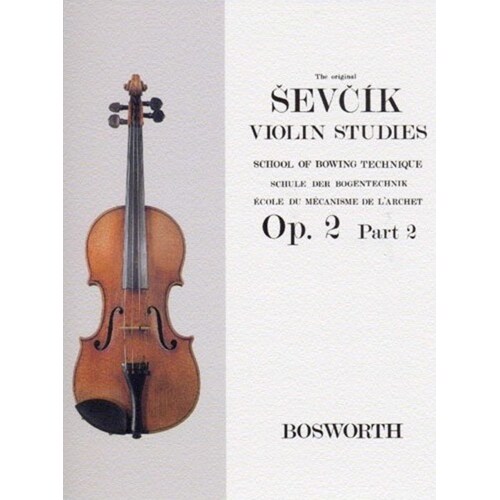 Sevcik Violin Studies Op.2 Pt.2 Book