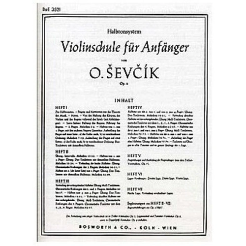 Sevcik Violin Studies Op. 6 Part 3 by Otakar Sevcik