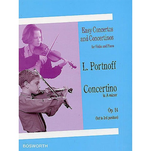 Portnoff - Concertino A Minor Op 14 Violin/Piano (Softcover Book)
