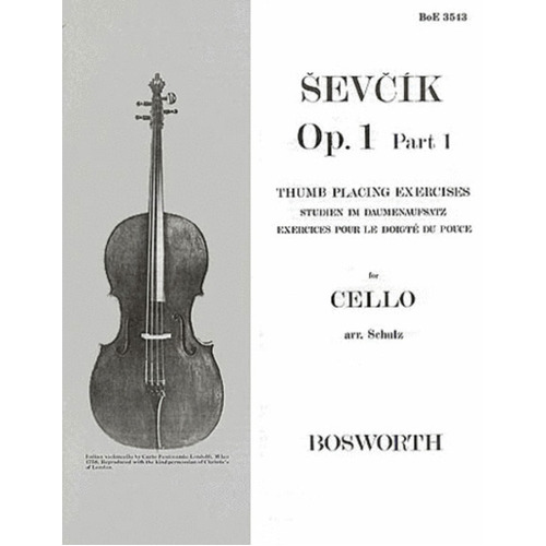 Sevcik Cello Studies Op 1 Pt 1 (Softcover Book)