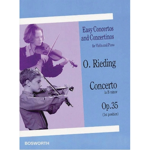 Rieding Concerto in B Minor Op. 35 for Violin and Piano Accompaniment