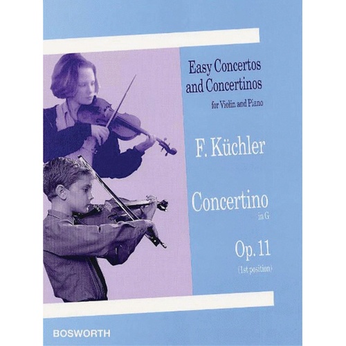 Kuchler - Concertino G Op 11 Violin/Piano (Softcover Book)
