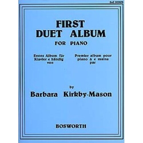 Kirby Mason 1st Piano Duet Album Book