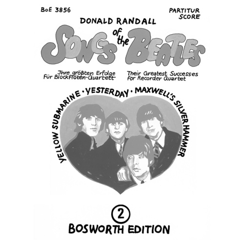 Beatles Songs Of Book 2 Recorder Quartet Book