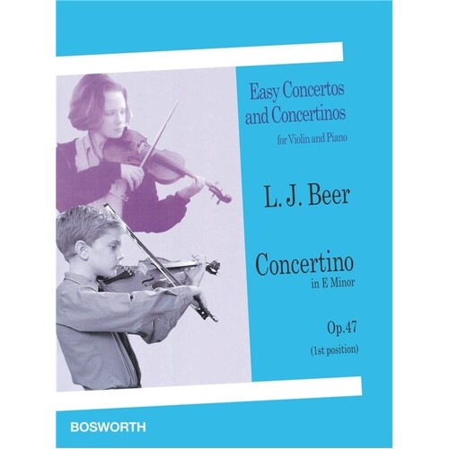 Beer Concert.E Minor Op.47 Violin And Piano Book