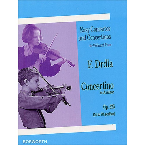Drdla - Concertino A Minor Op 225 Violin/Piano (Softcover Book)