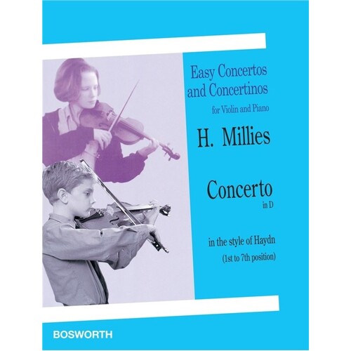 Millies - Concerto Din Style Haydn Violin/Piano (Softcover Book)