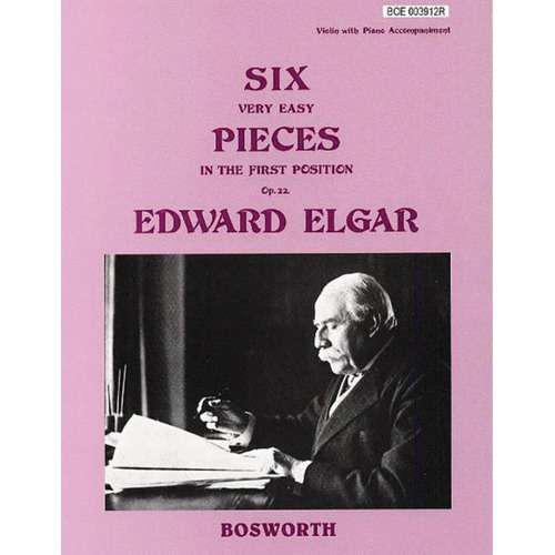 Elgar - 6 Very Easy Pieces Op 22 Violin/Piano (Softcover Book)
