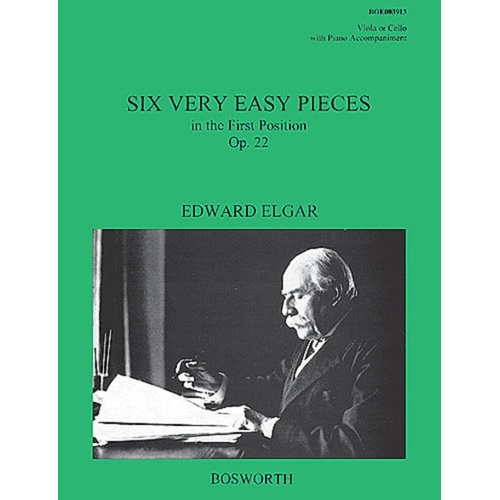 Elgar - 6 Very Easy Pieces Op 22 Viola/Piano (Softcover Book)