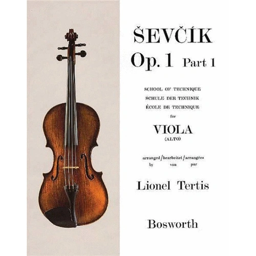 Sevcik Viola Studies Op. 1 Part 1 by Otakar Sevcik - Exercises for Intonation, Scales, Bowing Styles, and More