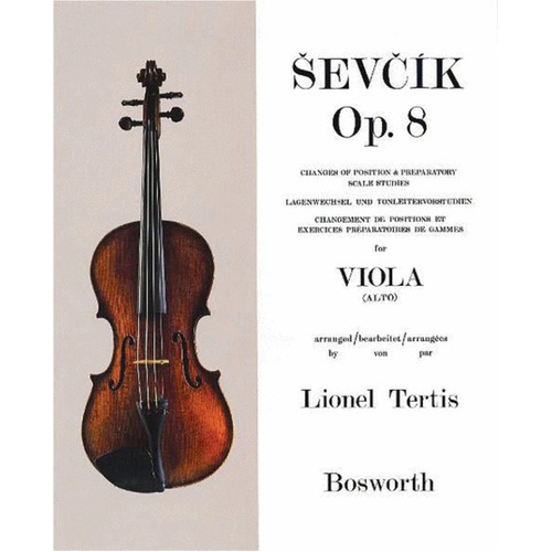 Sevcik Viola Studies Op 8 (Softcover Book)
