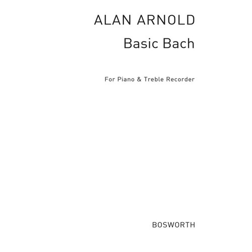 Basic Bach For Treble Recorder Book