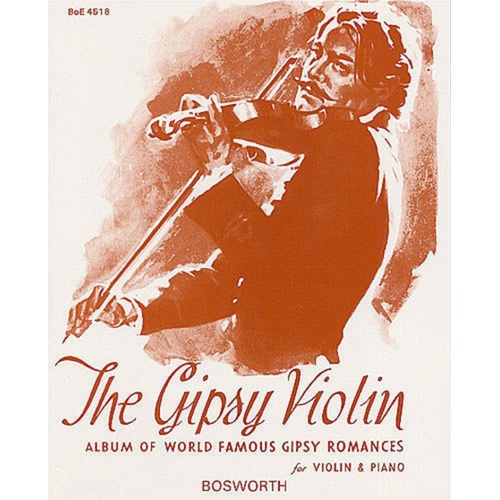 Gypsy Violin - Album Of Gipsy Romances Violin/Piano (Softcover Book)