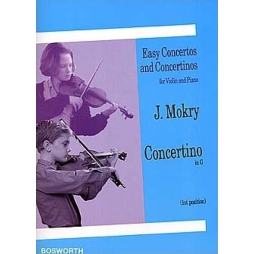 Mokry Concertino G 1st Pos Violin/Piano Book