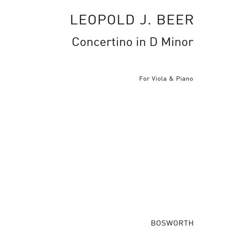 Beer - Concertino D Minor Op 81 Viola/Piano (Pod) (Softcover Book)
