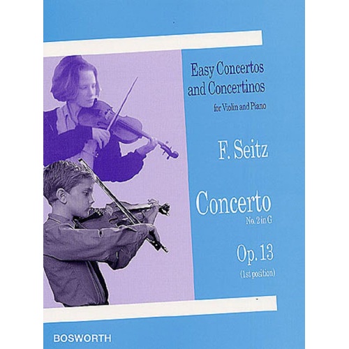 Seitz - Concerto No 2 G Op 13 Violin/Piano (Softcover Book)