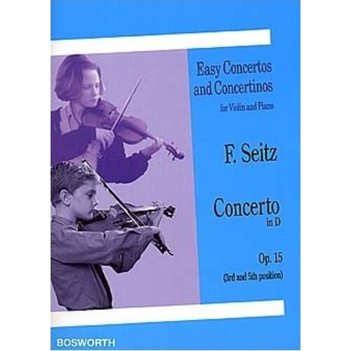 Seitz - Concerto No 4 D Op 15 Violin/Piano (Softcover Book)