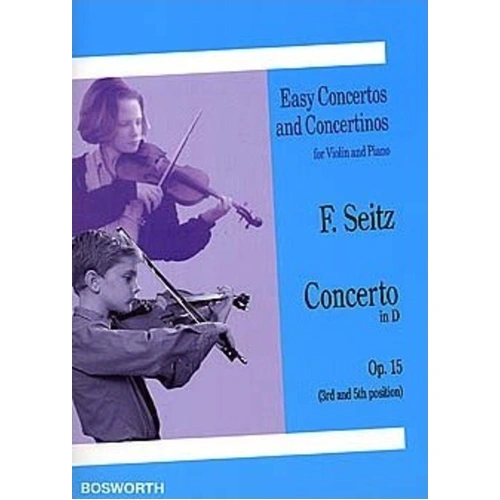 Seitz Concerto No. 4 in D Op. 15 for Violin and Piano