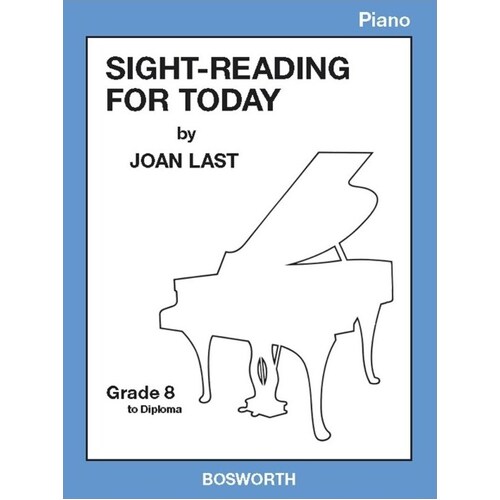 Last - Sight Reading For Today Piano Gr 8 To Diploma (Softcover Book)