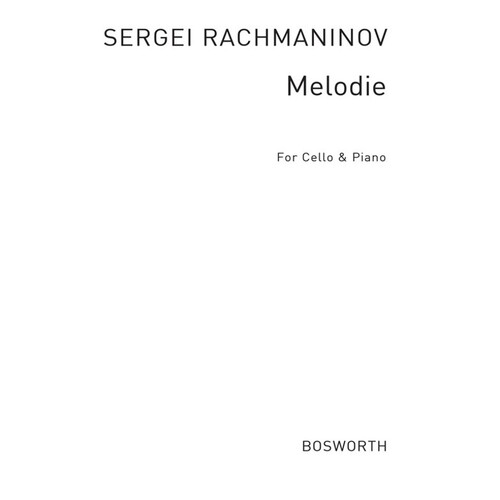 Melodie For Cello And Piano Op.3 No.3 Book