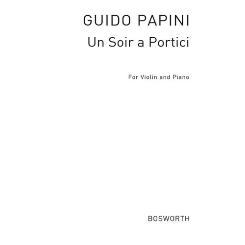 Papini Un Soir A Portici Violin And Piano(Arc) Book