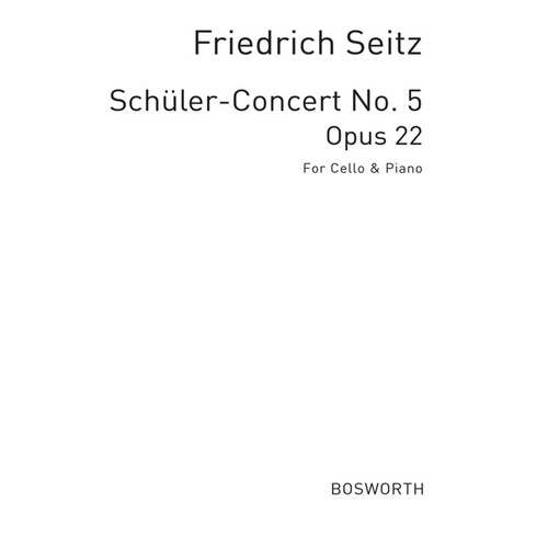 Seitz Concerto D Op22 Cello/Piano(Arc) Book