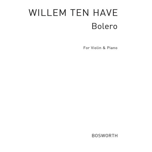 Bolero Opus 11 Violin/Piano Book