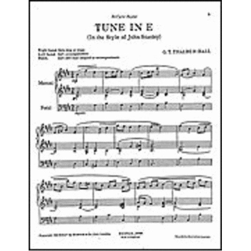 Thalben-Ball Tune In E Organ(Arc) Book