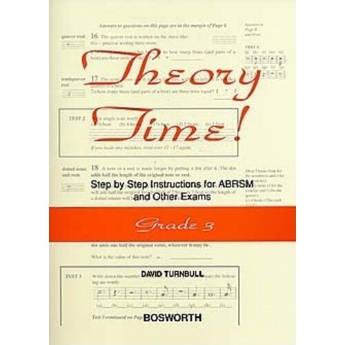 Theory Time Gr 3 Turnbull ABRSM Book