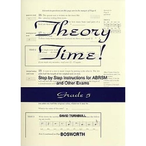 Theory Time Gr 5 Turnbull ABRSM Book