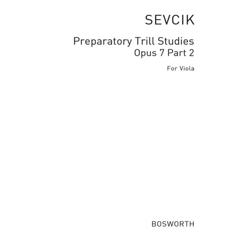 Sevcik Preparatory Trill Studies Op. 7 Part 2 for Viola
