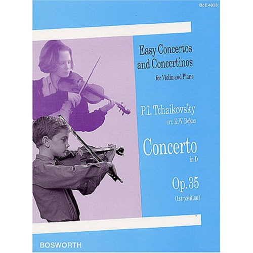 Tchaikovsky Concerto D(1st Pos)Violin/Piano Book