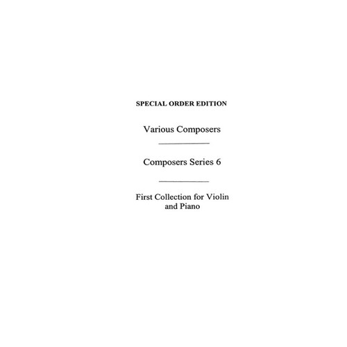 Composer Series 6 1st Colloction For Violin/Piano (Pod) (Softcover Book)