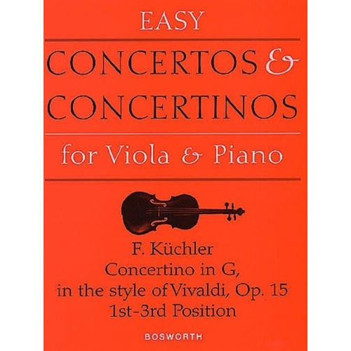 Kuchler Concertino Op.15 for Viola and Piano