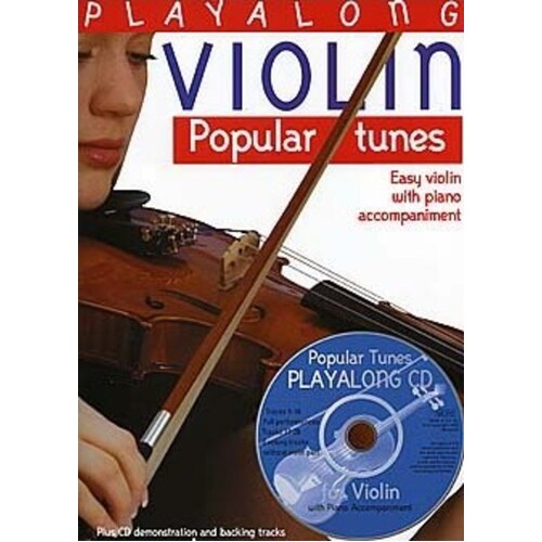 Playalong Pop Tunes Violin/Piano Acc Book/CD Book