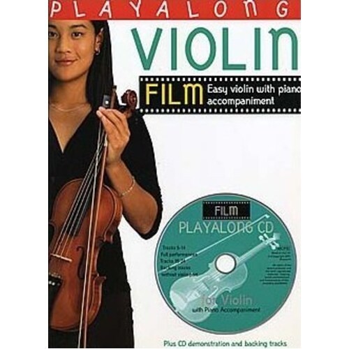 Playalong Violin Film Tunes Softcover Book/CD