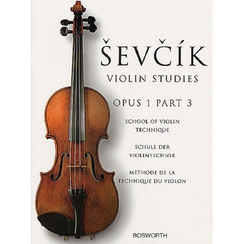 Sevcik Violin Studies Op 1 Pt 3 New Ed (Softcover Book)