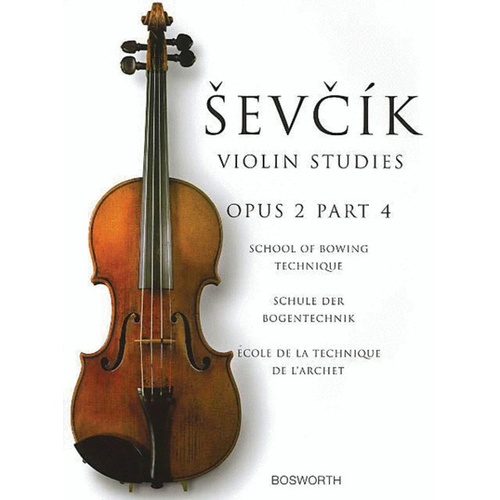 Sevcik Violin Studies Op 2 Pt 4 New Ed (Softcover Book)