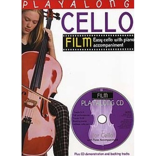 Playalong Cello Film Tunes Softcover Book/CD